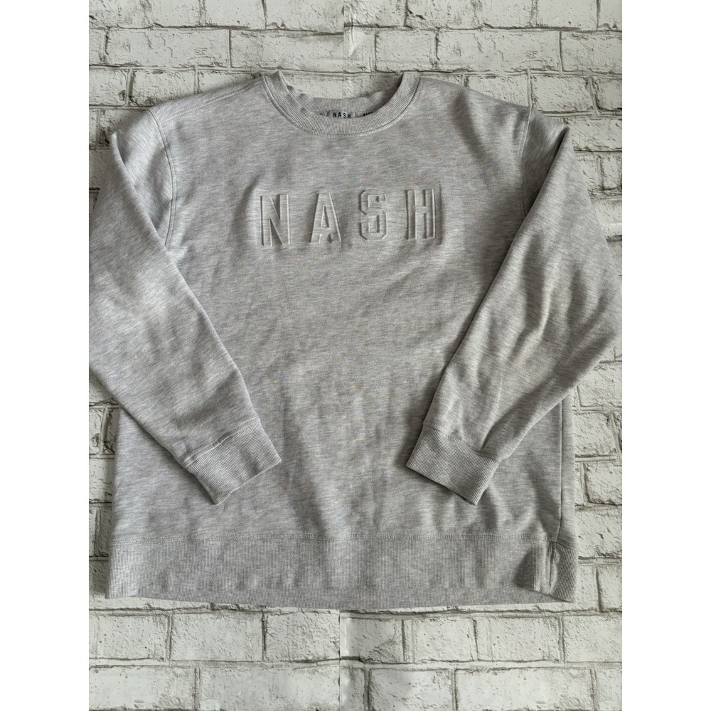 NASH The Nash Collection XL/2XL Iconic Unisexโ Crew Neck Sweatshirt Embossed